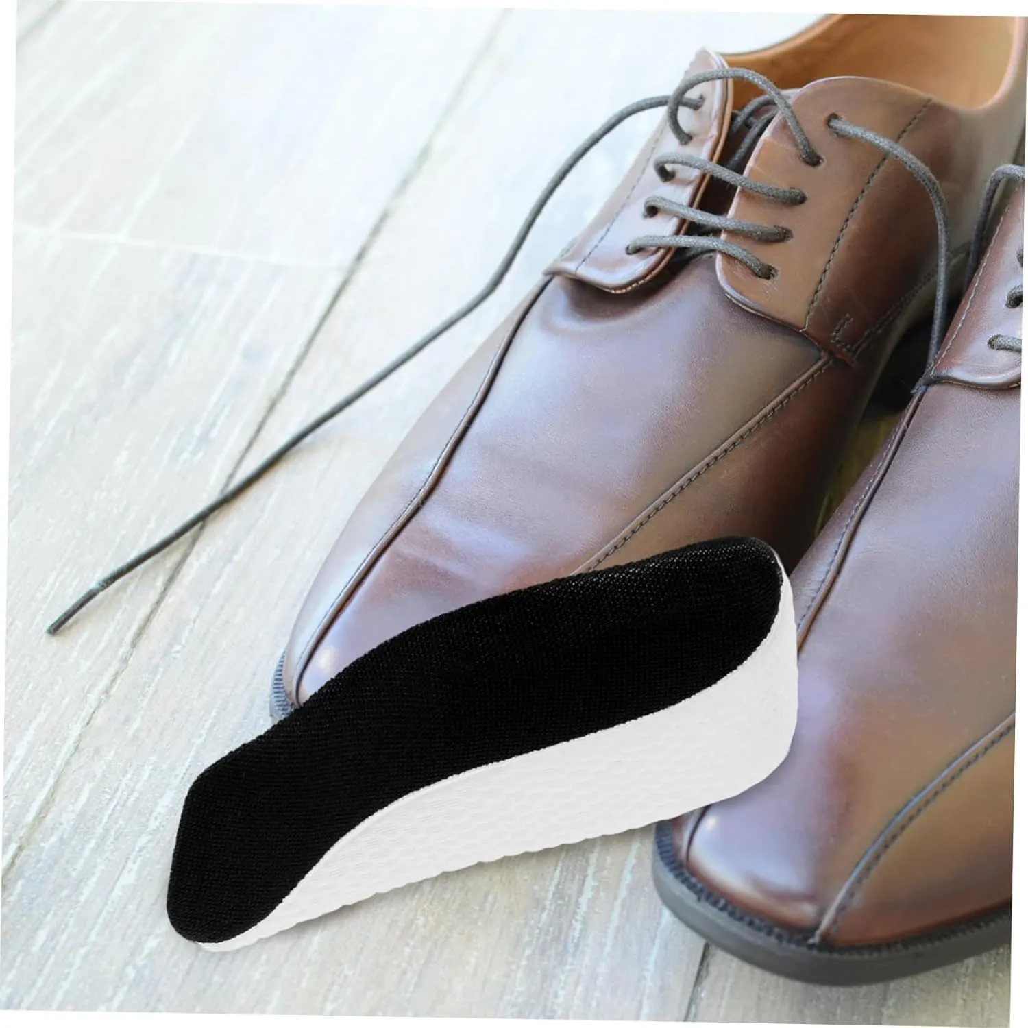 1 Pair Height Increase Insoles for Men Women Shock Absorbing Shoe Heel Inserts Boost Versatile for All Footwear Comfortable Height Booster Pads for Casual Formal Use