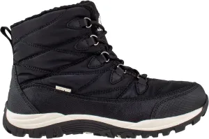 Absolute Cynthia Snow Winter Boots for Women, Warm, Insulated, Lace-Up Front, Black, Size 9
