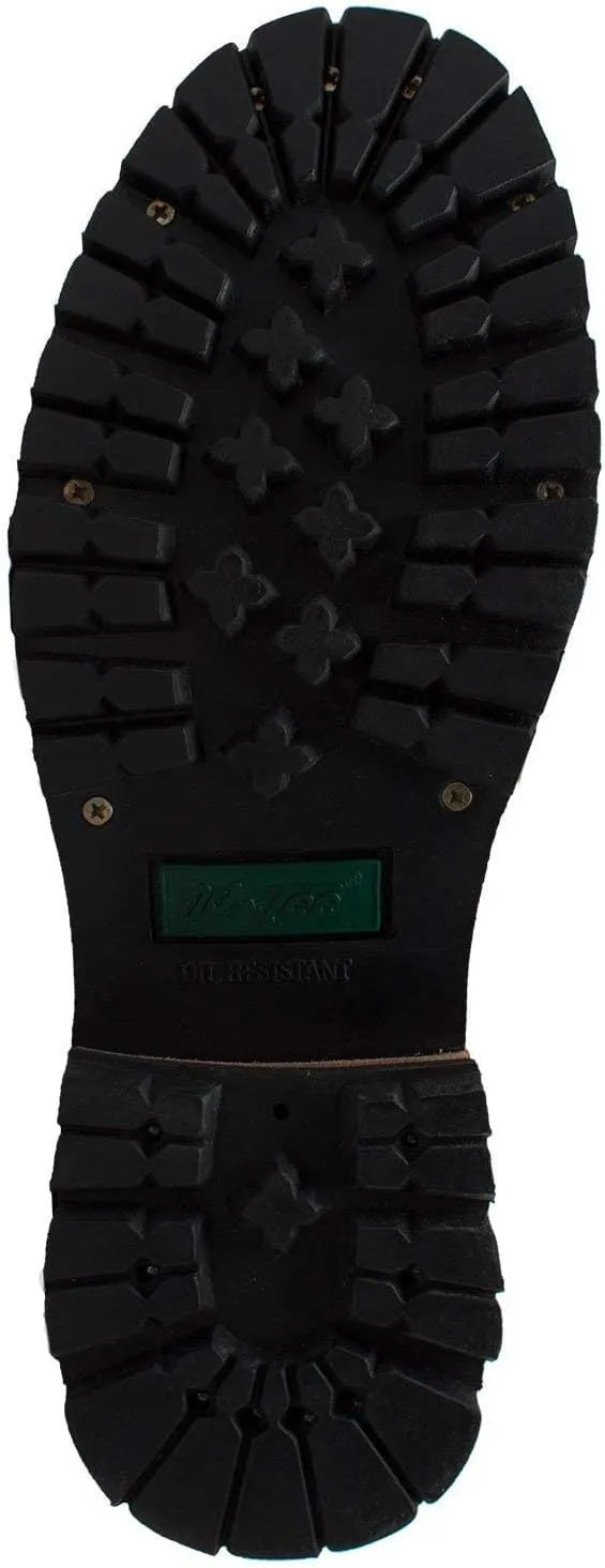 Ad Tec Men's 9" Super Logger Steel Toe Leather Work Boots | Oil Resistant Lug Sole