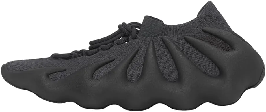 adidas Mens Yeezy 450 Lace Up Sneakers Shoes Casual - Black