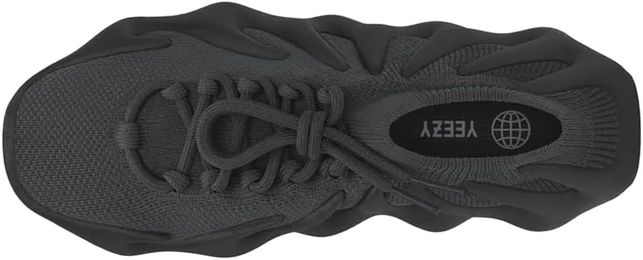 adidas Mens Yeezy 450 Lace Up Sneakers Shoes Casual - Black