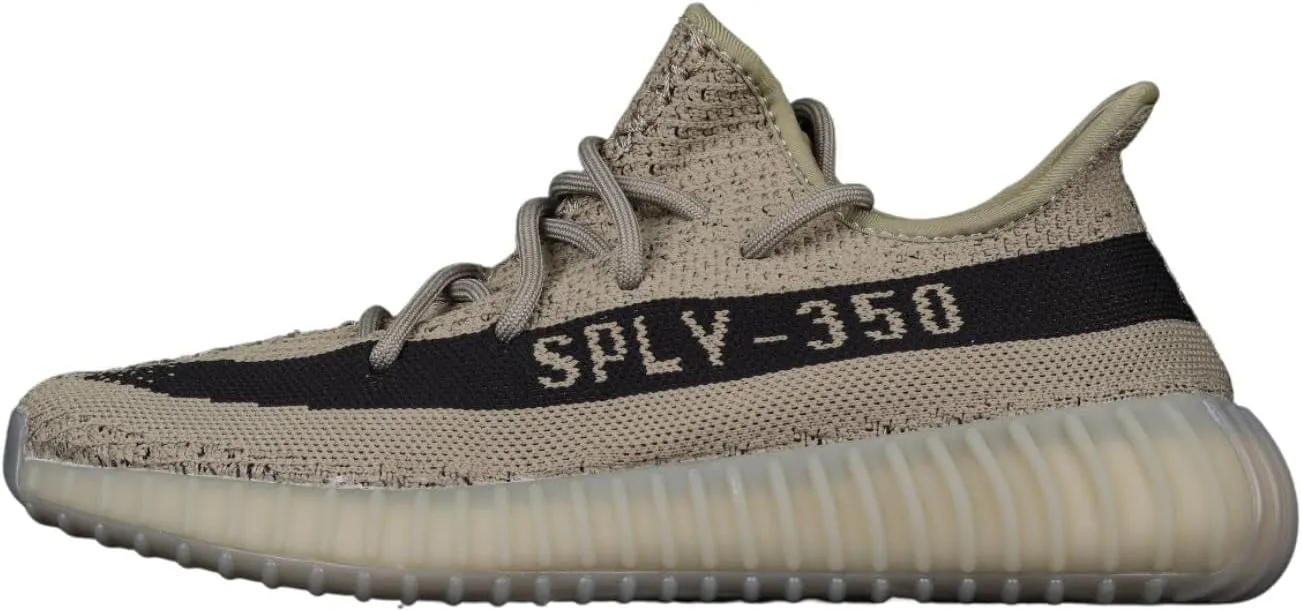 adidas Mens Yeezy Boost 350 V2 Lace Up Sneakers Shoes Casual - Grey - Size 8 M