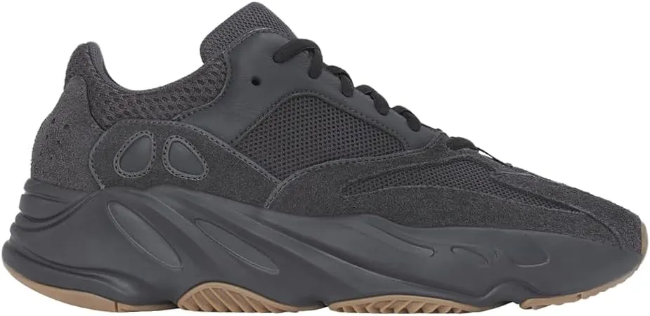 adidas Mens Yeezy Boost 700 Lace Up Sneakers Shoes Casual - Black