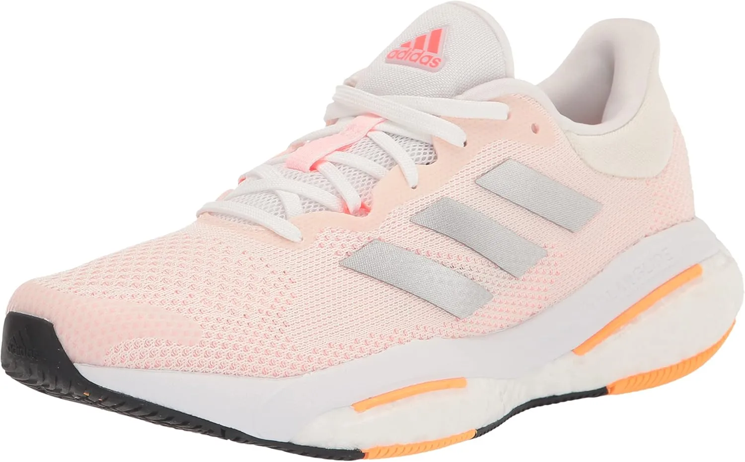adidas Womens Solar Glide 5 Lace Up Sneakers Shoes Casual - White - Size 5.5 M