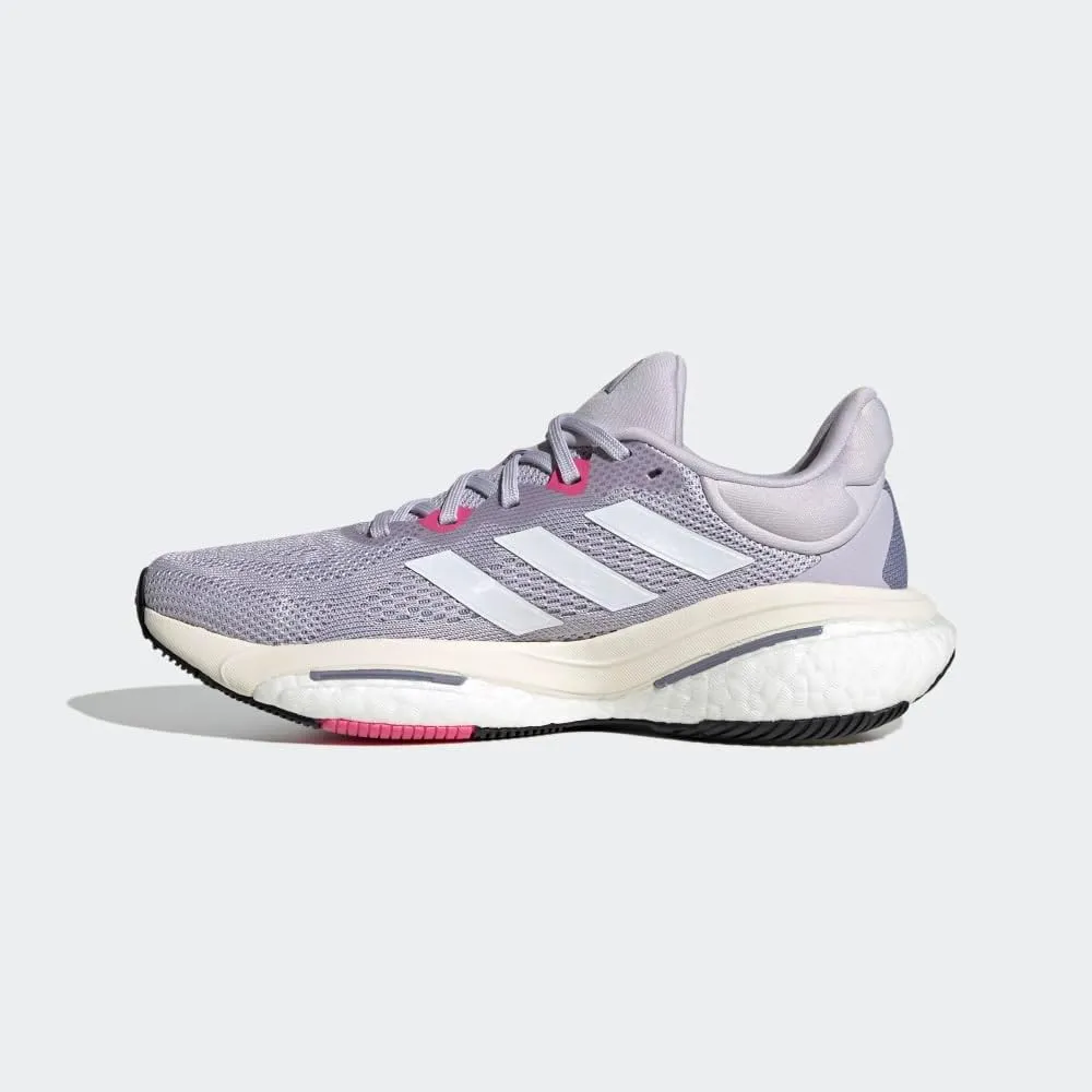 adidas Womens Solarglide 6 Running Sneakers Shoes - Black