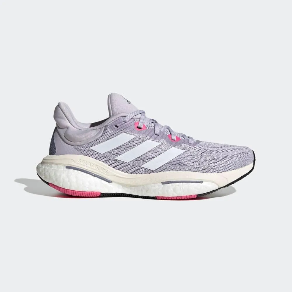 adidas Womens Solarglide 6 Running Sneakers Shoes - Black