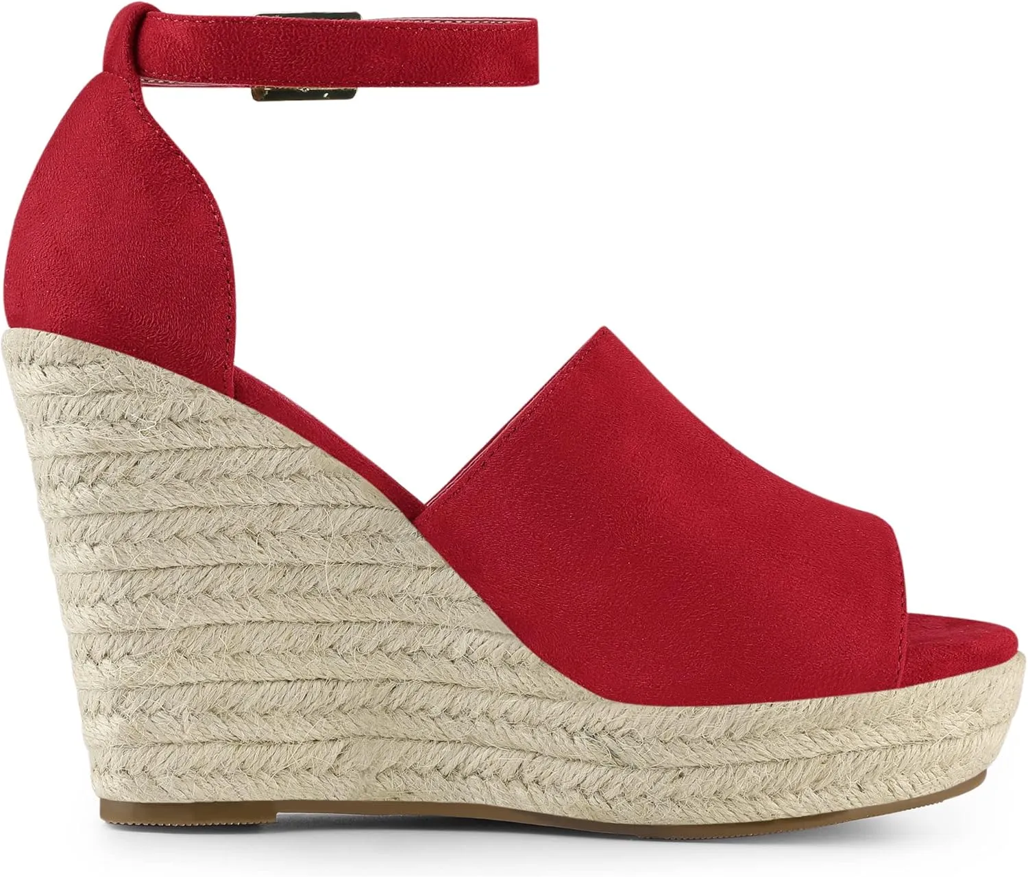 Allegra K Women's Espadrilles Platform Heels Wedges Sandals