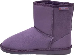 Alpine Swiss Laura Women’s Short Winter Boots Faux Suede Sherpa Lined Warm & Comfortable with Anti-Slip Sole
