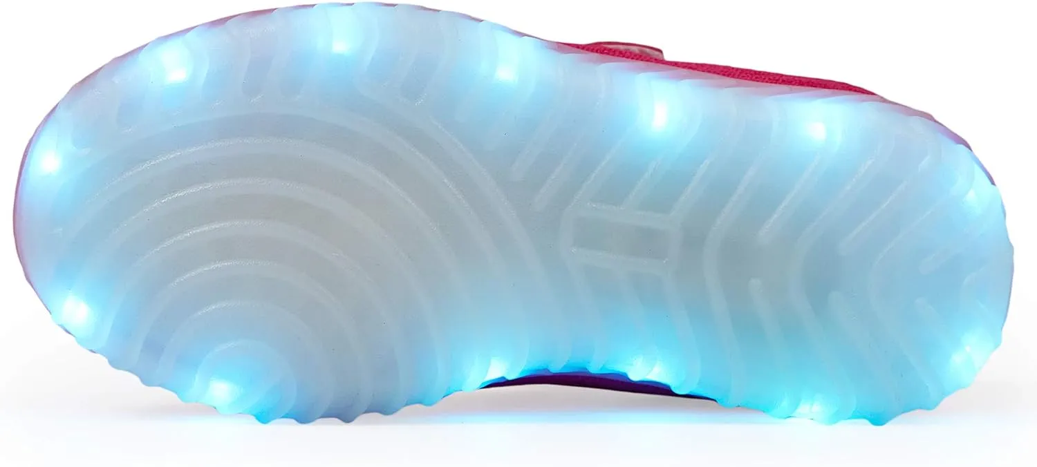 AoSiFu Kids Light Up Shoes Toddler Girls Boys Breathable Led Flashing Sneakers USB Charge