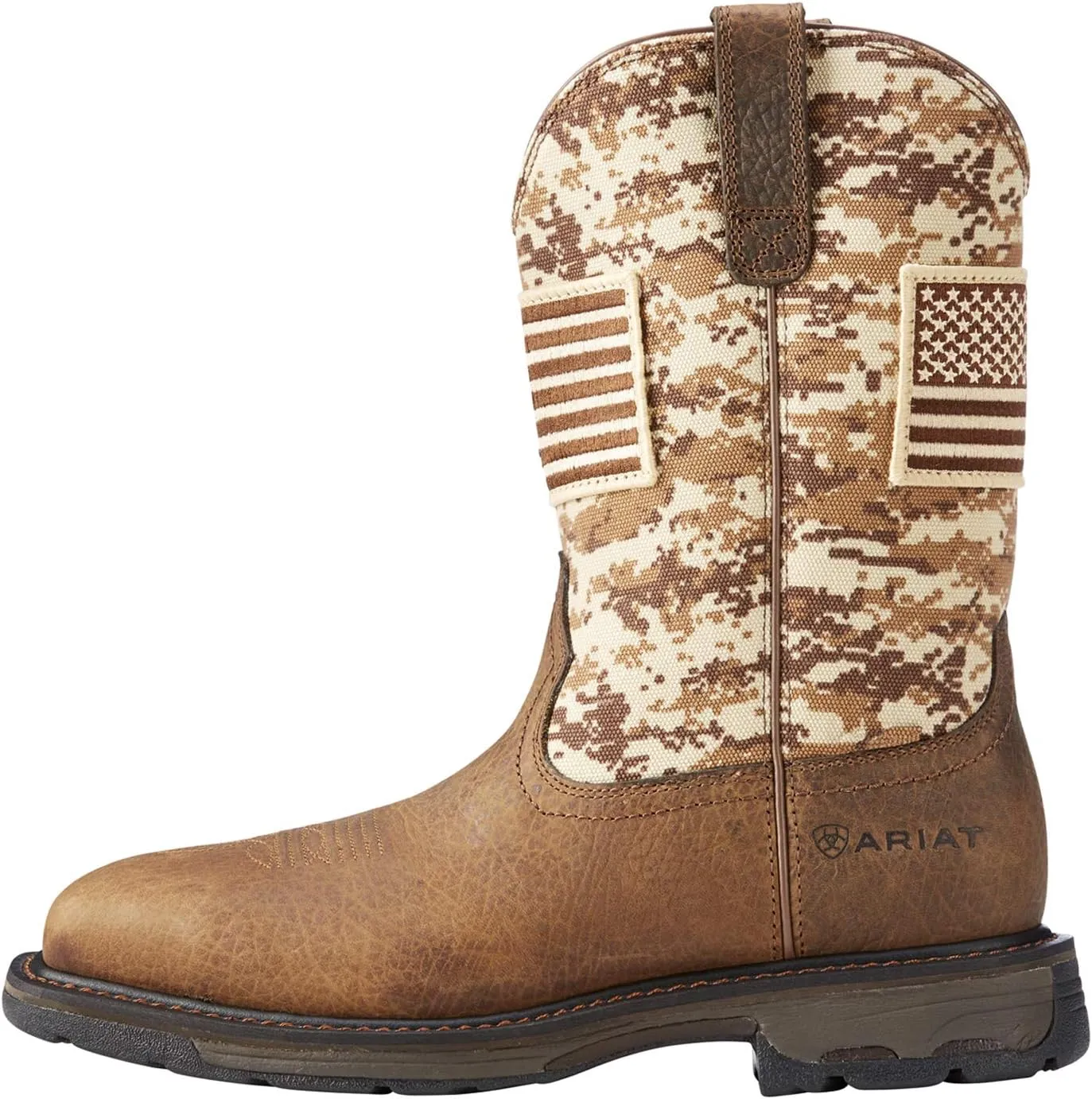 Ariat Men's Mns Workhog Patriot St Earth/Sand Camo