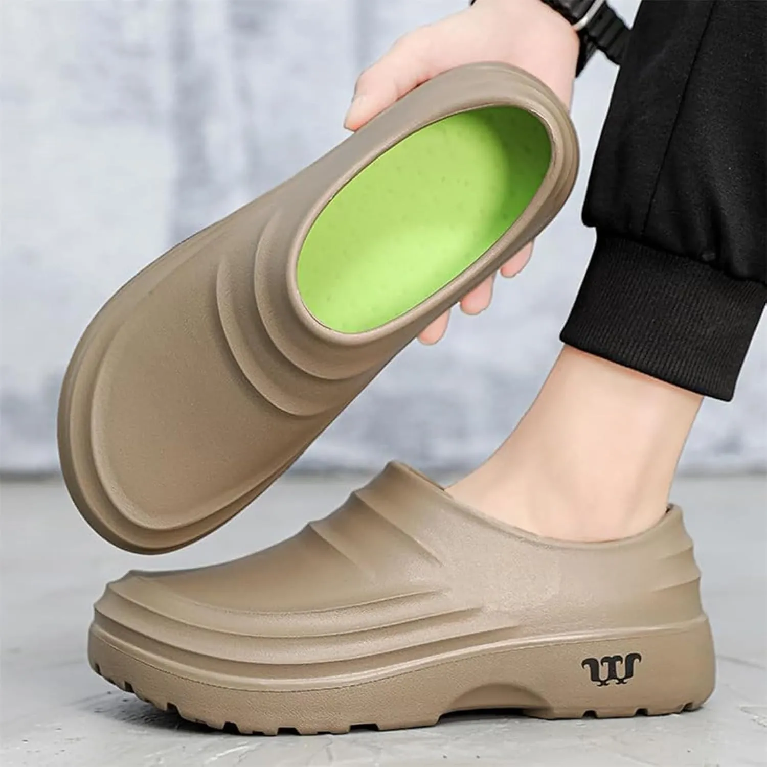 Armadillo Chef Shoes Non Slip Work Shoes for Men Women Clogs Comfortable Nursing Slip Resistant Work Shoe Lightweight Ideal for Kitchens Healthcare Gardening