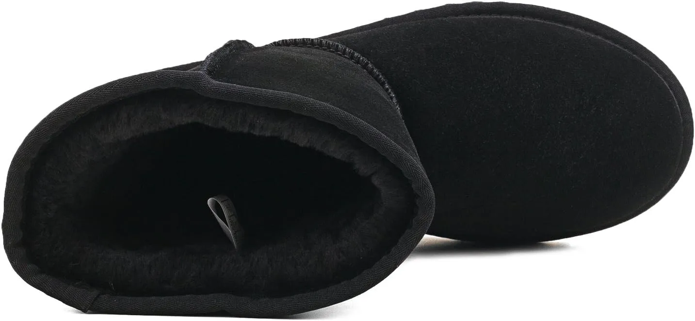 AUSLAND Men's Classic Water-resistant Short Snow Boots 5654