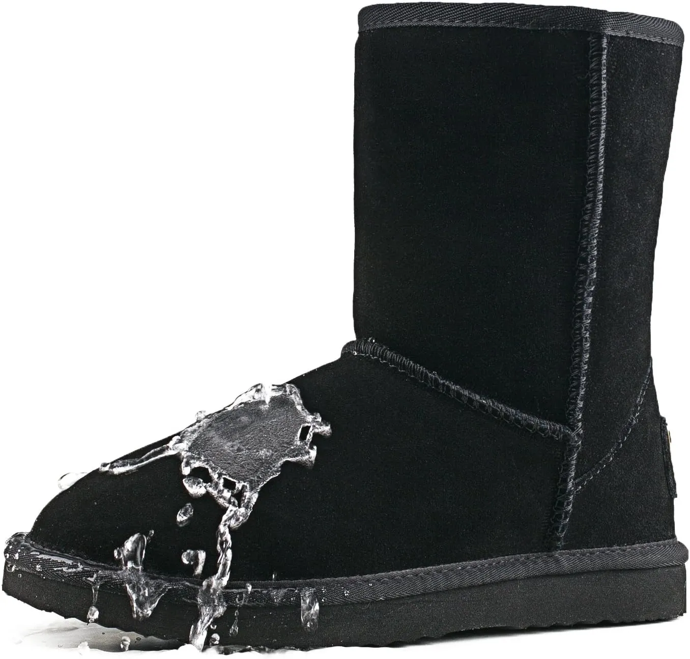 AUSLAND Men's Classic Water-resistant Short Snow Boots 5654