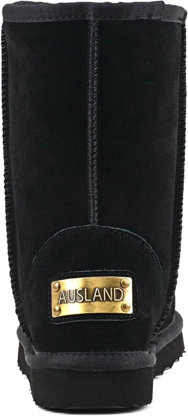 AUSLAND Men's Classic Water-resistant Short Snow Boots 5654