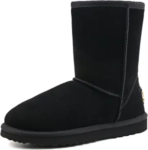 AUSLAND Men's Classic Water-resistant Short Snow Boots 5654