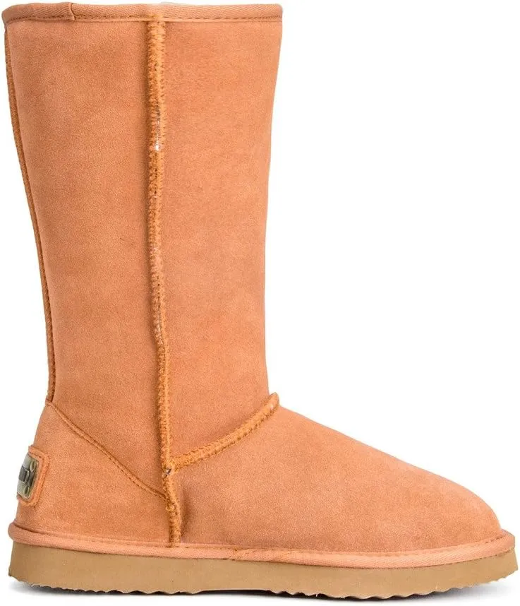 AUSLAND Women's Mid Calf Boots Winter Snow Boots A5825