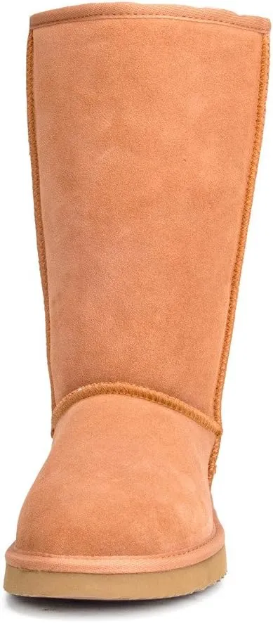 AUSLAND Women's Mid Calf Boots Winter Snow Boots A5825