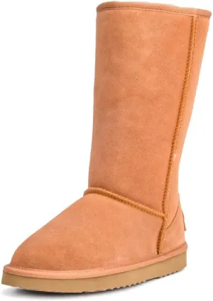 AUSLAND Women's Mid Calf Boots Winter Snow Boots A5825