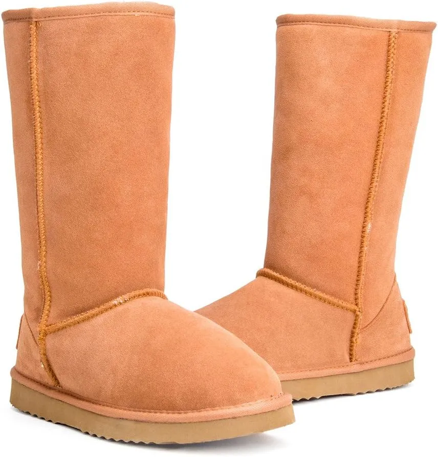 AUSLAND Women's Mid Calf Boots Winter Snow Boots A5825