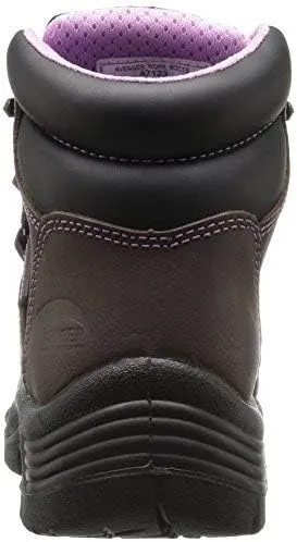 Avenger Work Boots Women's Framer 6" Leather Comp Toe Waterproof Puncture Resistant Eh Hiker Industrial & Construction Shoe