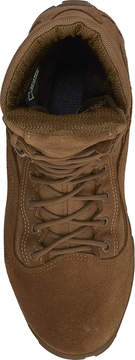 Belleville C793 8” Waterproof Assault Flight Military Boots for Men - Coyote Brown Army/Air Force AR 670-1/AFI 36-2903 Compliant with Vibram Ibex Outsole; Berry Compliant