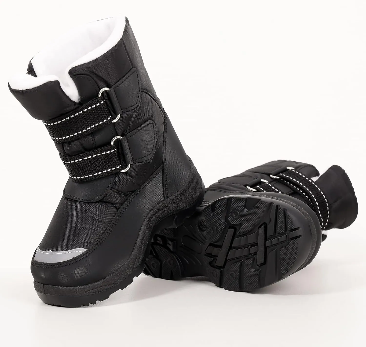 Blikcon Kids Boys Snow Boots Winter Waterproof Slip Resistant Cold Weather Boots (Toddler/Little Kid/Big Kid)