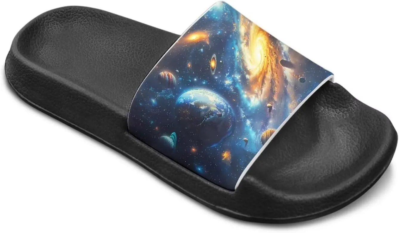 Boys & Girls Slide Sandals Kids Summer Slippers Slip On for Outdoor Beach Pool Shower Sport Gifts (Little Kid/Big Kid)