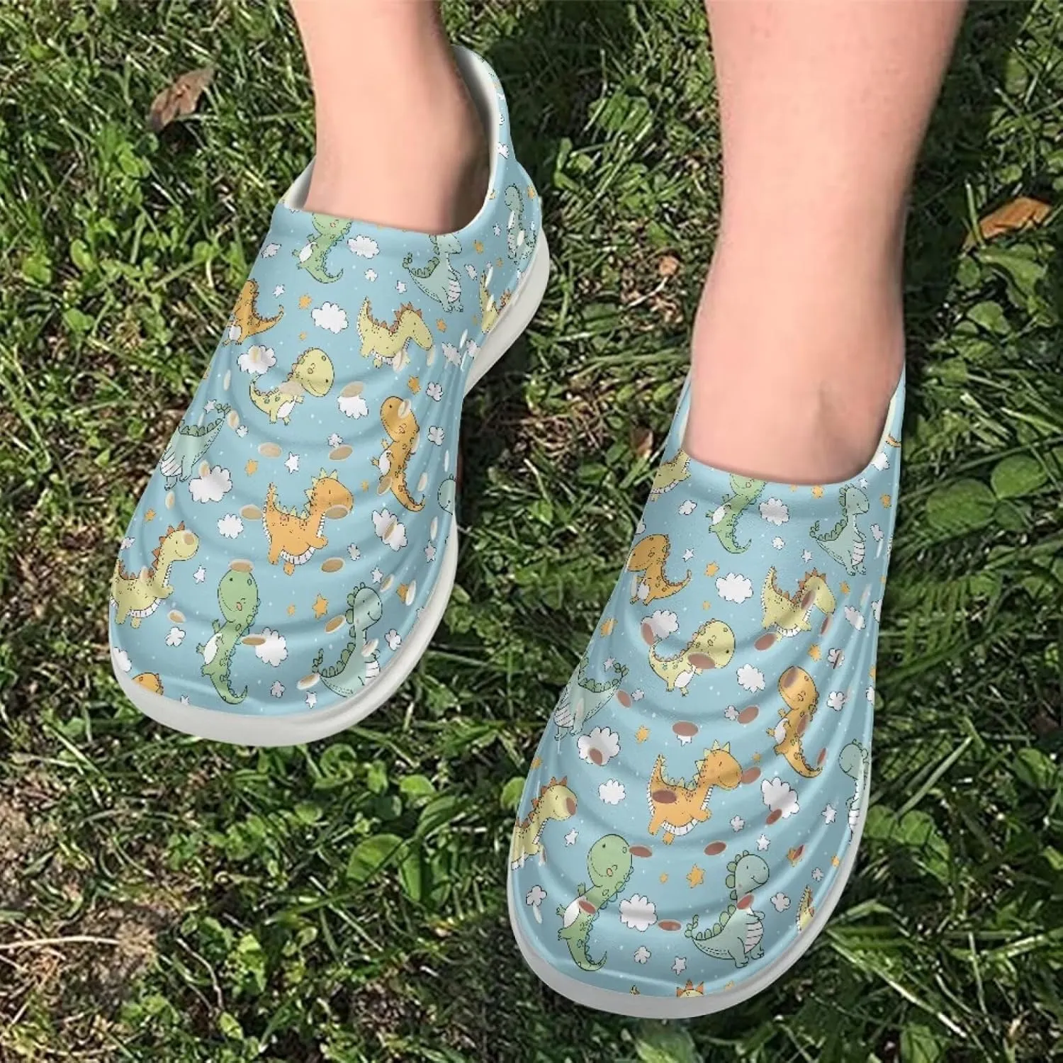 Boys Girls Cartoon Garden Clogs Kids Slip On Water Shoes Comfort Sandals Children Beach Pool Play Shoes