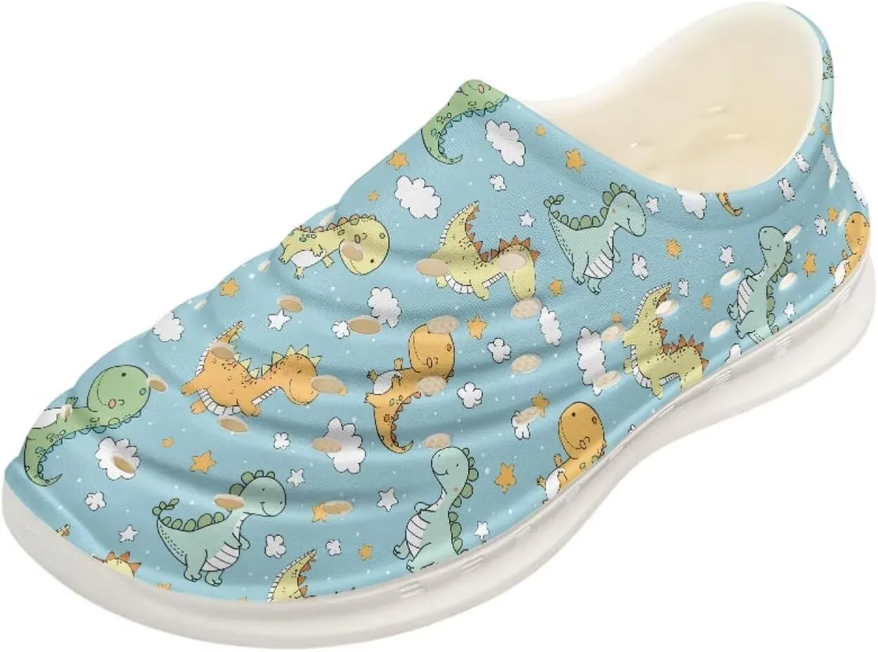 Boys Girls Cartoon Garden Clogs Kids Slip On Water Shoes Comfort Sandals Children Beach Pool Play Shoes