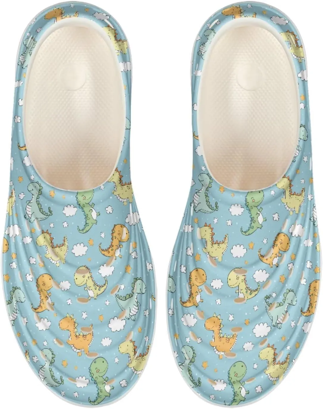Boys Girls Cartoon Garden Clogs Kids Slip On Water Shoes Comfort Sandals Children Beach Pool Play Shoes