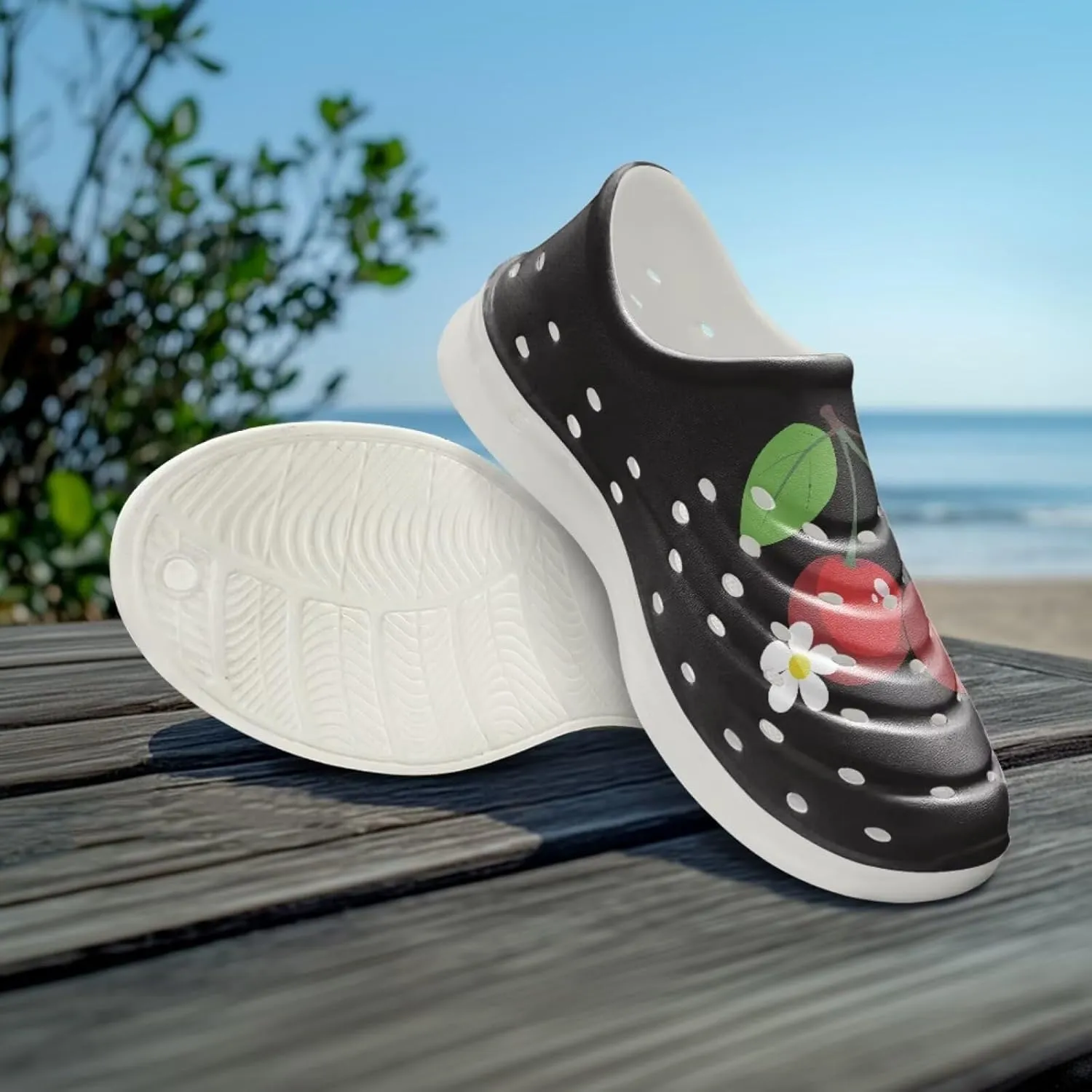 Boys Girls Water Shoes Kids Soft Beach Sport Sandals Funny Print Breathable Swimming Sandals for Big Kids