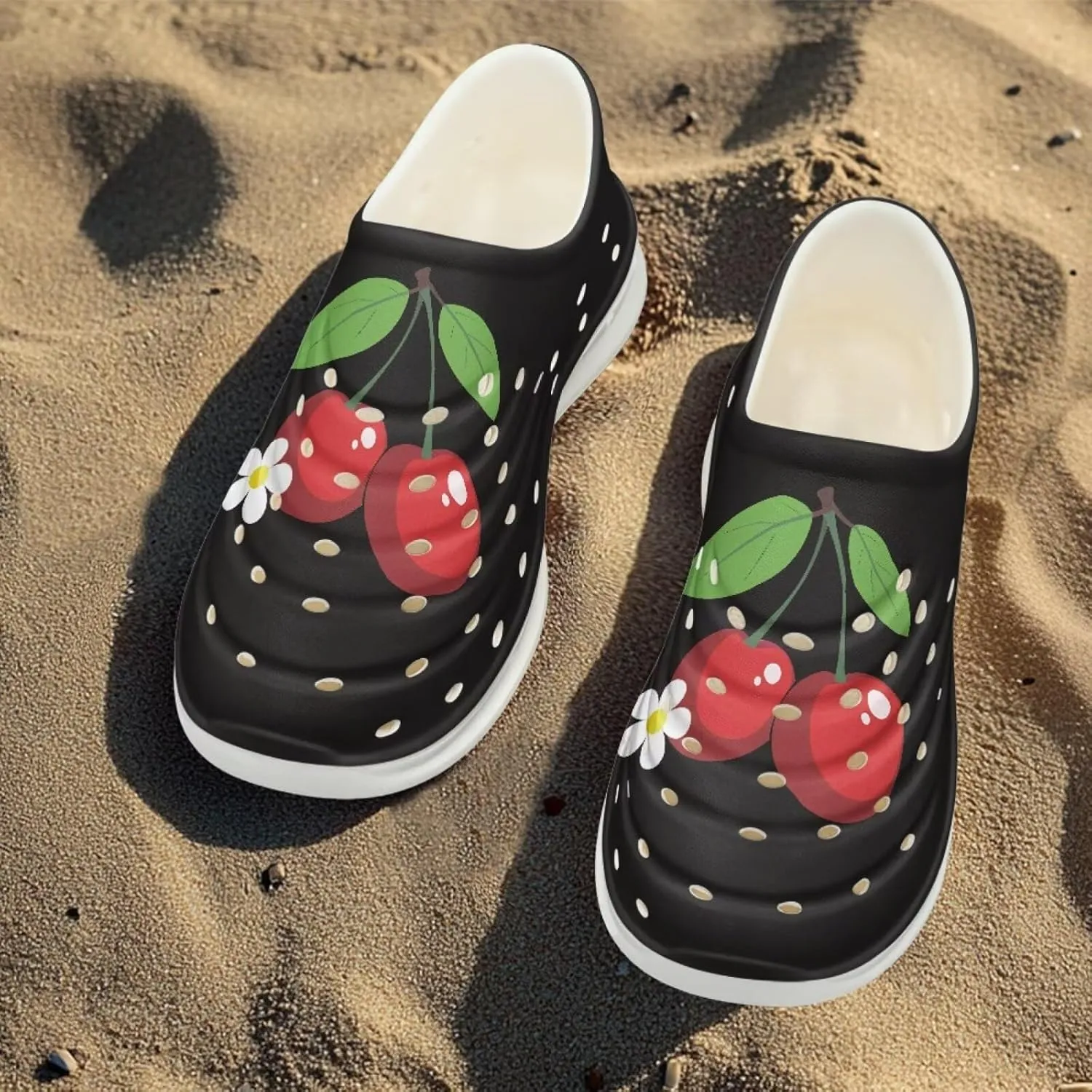 Boys Girls Water Shoes Kids Soft Beach Sport Sandals Funny Print Breathable Swimming Sandals for Big Kids