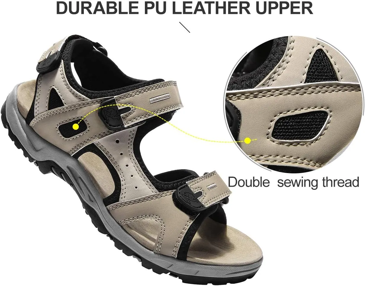 CAMEL CROWN Comfortable Hiking Sandals for Women Waterproof Sport Sandals for Walking Beach Water with Arch Support