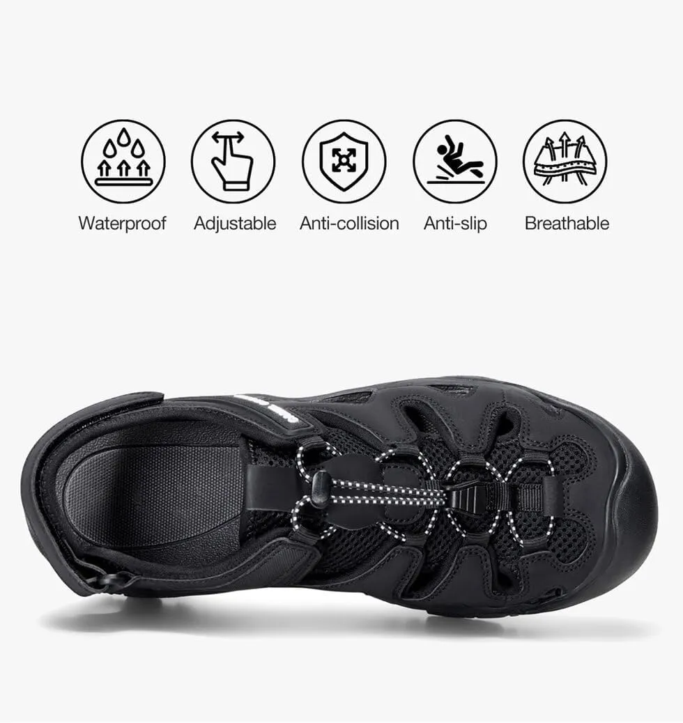 CAMEL CROWN Men's Comfortable Summer Sandals Breathable Beach Sandals Adjustable Outdoor Camping Walking Sandals Athletic Sport Sandals for Water Travel Hiking