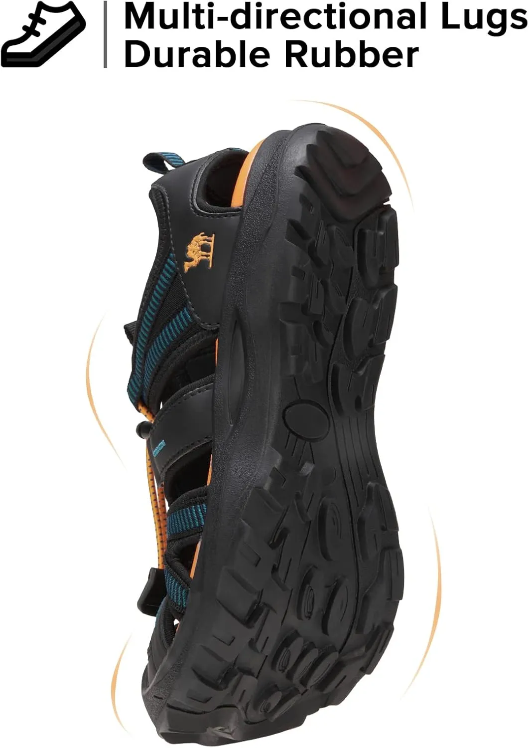 CAMEL CROWN Men's Waterproof Hiking Sandals Closed Toe Water Sandals Athletic Sport Sandals Summer Sandals Beach sandals for Outdoor