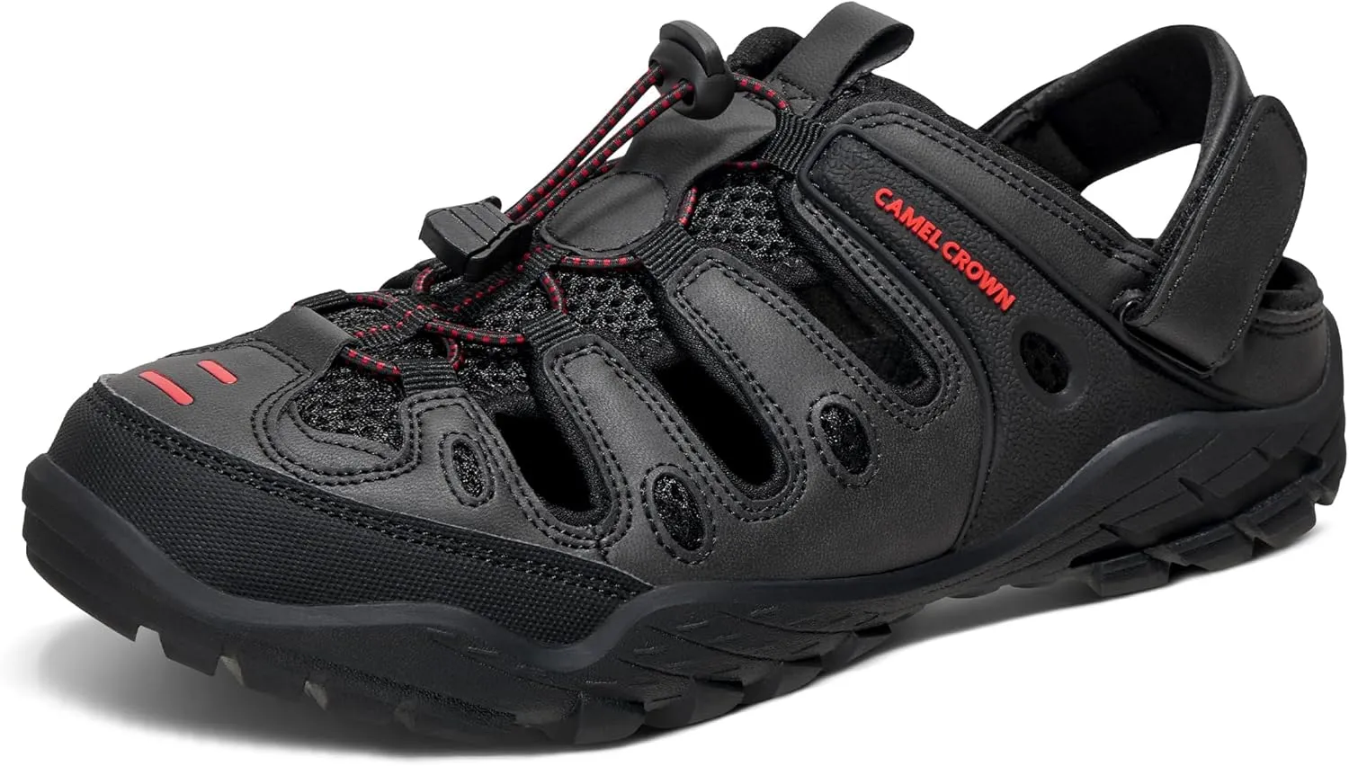 CAMELSPORTS Men's Hiking Sandals Outdoor Sport Closed Toe Walking Sandal Waterproof Non-Slip Summer Fisherman Beach Water Shoes