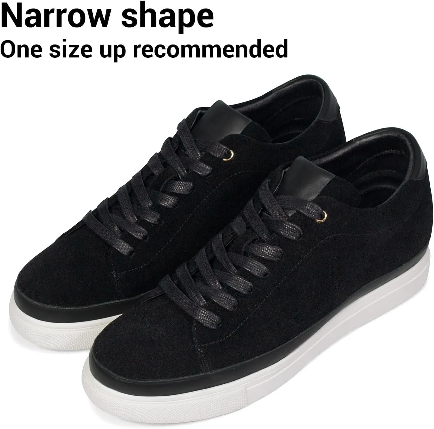 CHAMARIPA Men's Invisible Height Increasing Elevator Shoes Sneakers Lifting Shoes Taller Hidden Heel Trainers