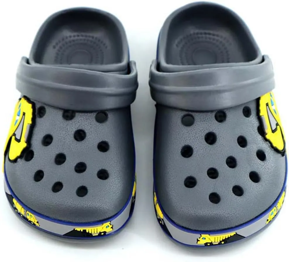 Children Garden Shoes Kids Boys Girls Cartoon Clogs Slippers Toddler Slip On Lightweight Beach Pool Sandals