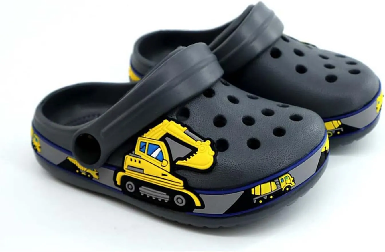 Children Garden Shoes Kids Boys Girls Cartoon Clogs Slippers Toddler Slip On Lightweight Beach Pool Sandals