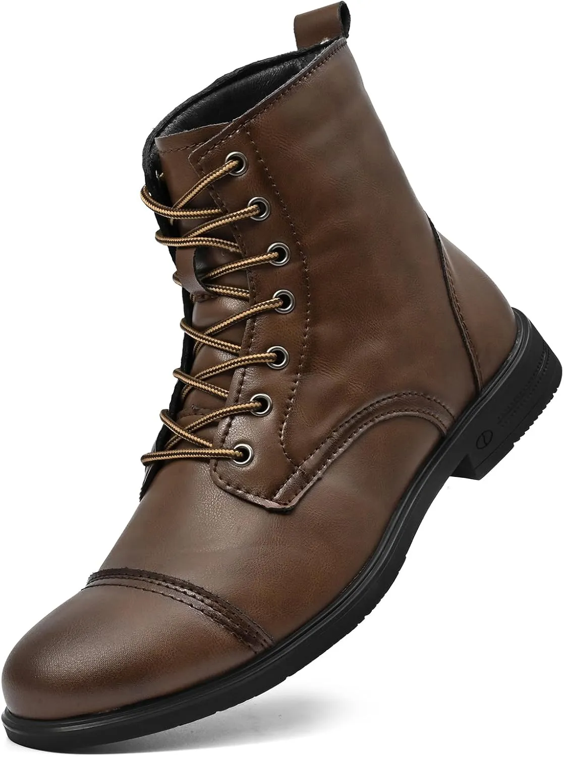 Chukka Boots Casual Fashion Oxford Dress Boots Leather Lace Up Desert Ankle Boots Classic For Men Lightweight Anti Slip