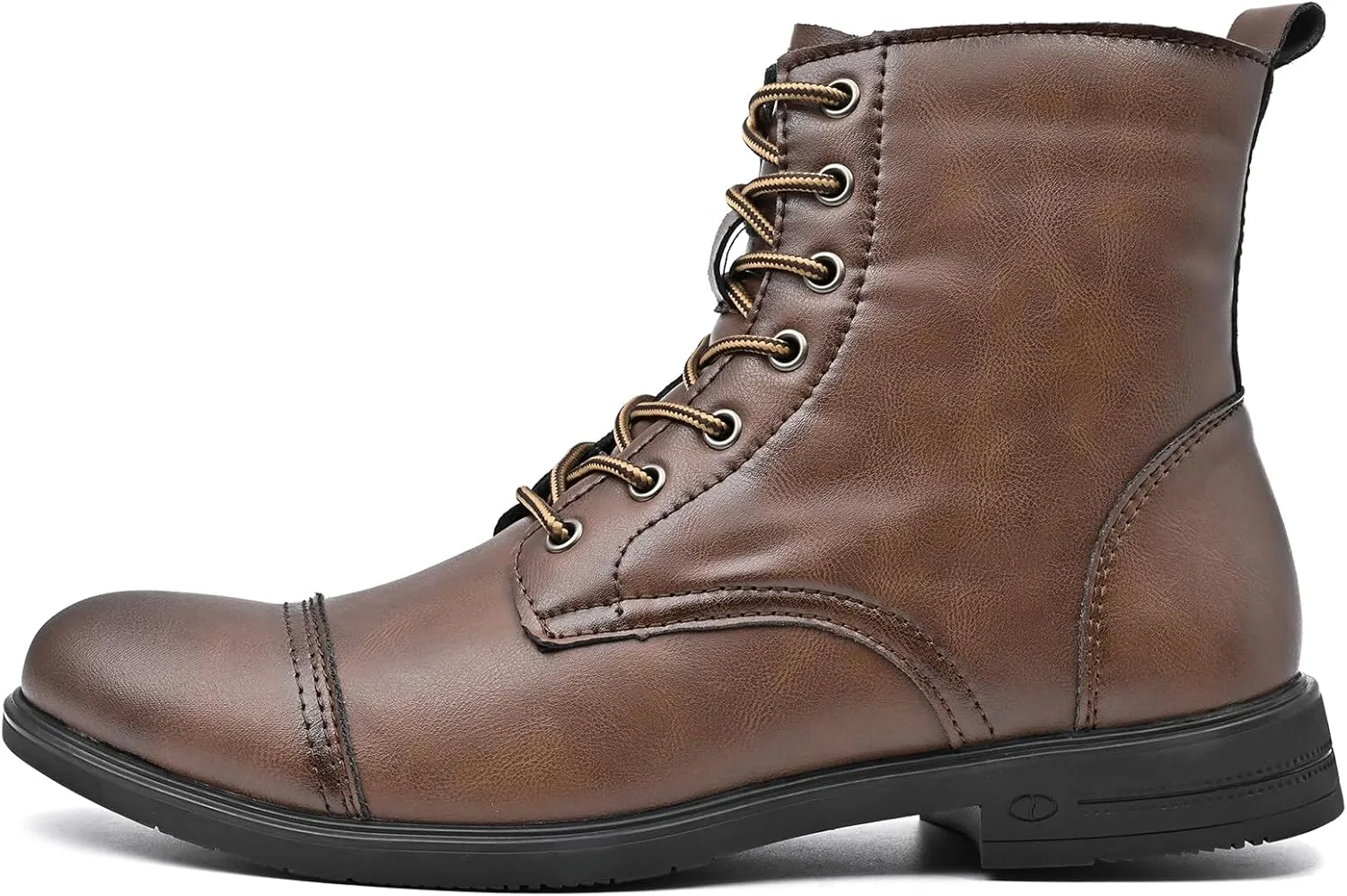 Chukka Boots Casual Fashion Oxford Dress Boots Leather Lace Up Desert Ankle Boots Classic For Men Lightweight Anti Slip
