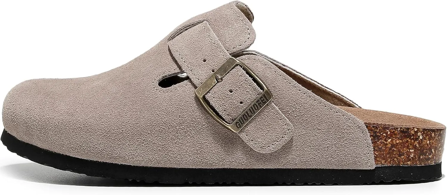 Clogs For Women, Womens Clogs And Mules House Slipers With Arch Support And Adjustable Buckle