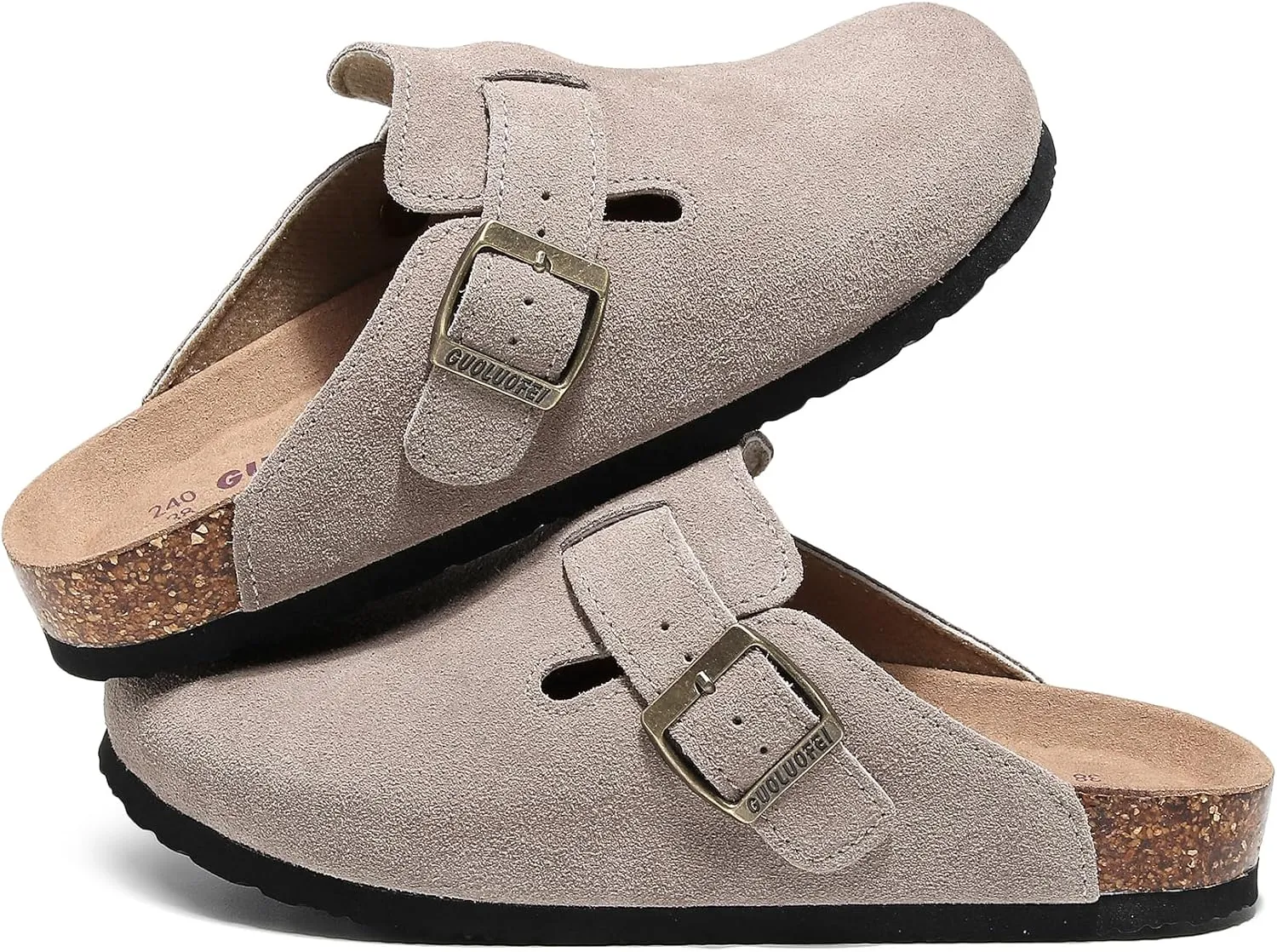 Clogs For Women, Womens Clogs And Mules House Slipers With Arch Support And Adjustable Buckle