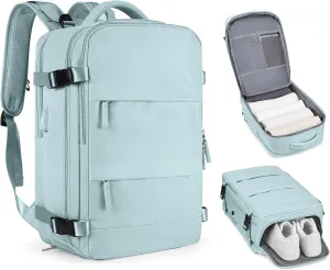 coofay Large Personal Item Travel Backpack For Women Men Airline Approved Carry On Backpack Flight Approved Waterproof Sports Luggage Backpack Casual Daypack Small Hiking Backpack