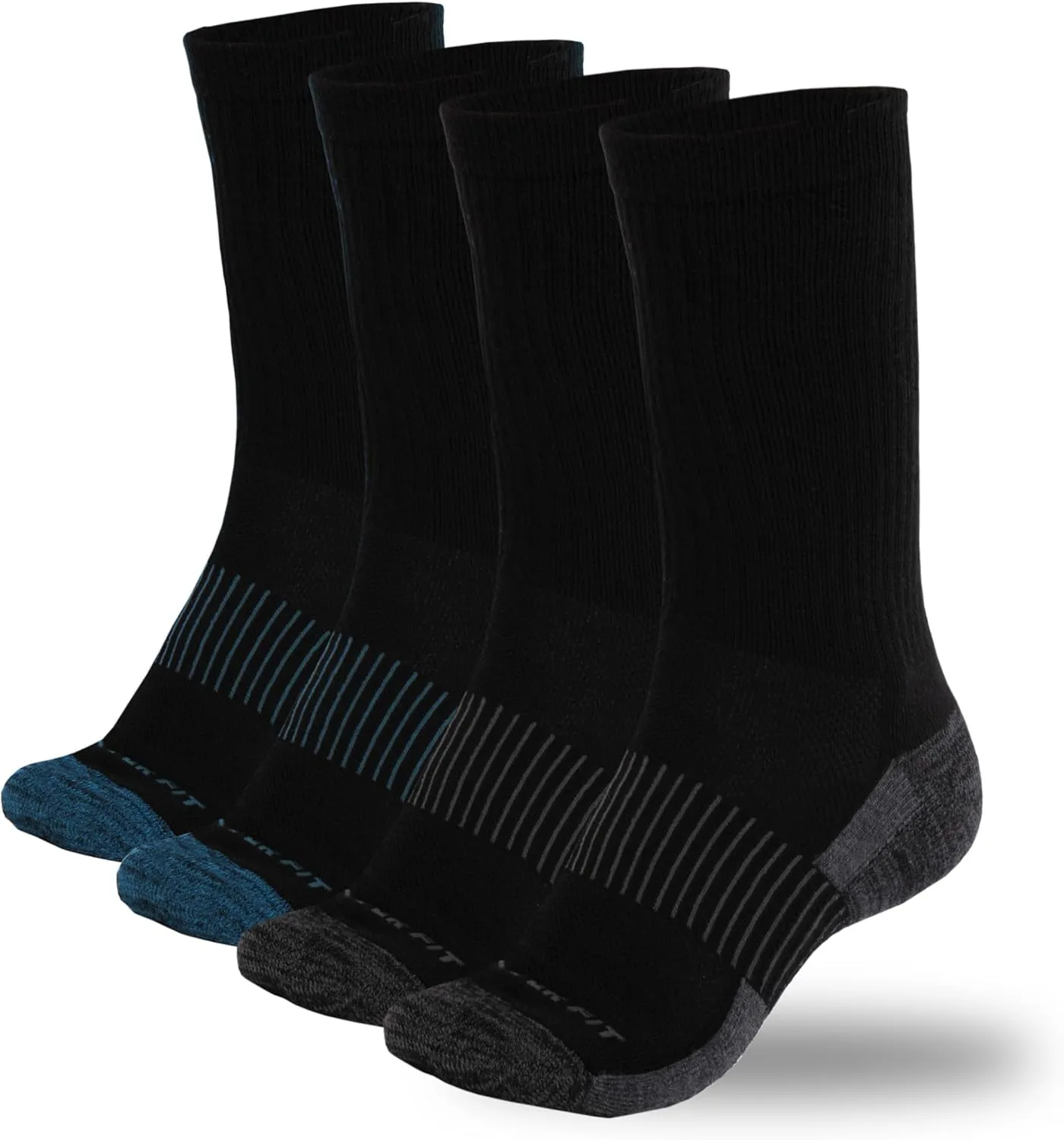 Copper Fit Unisex Crew Length Sport Socks, 2 Pair
