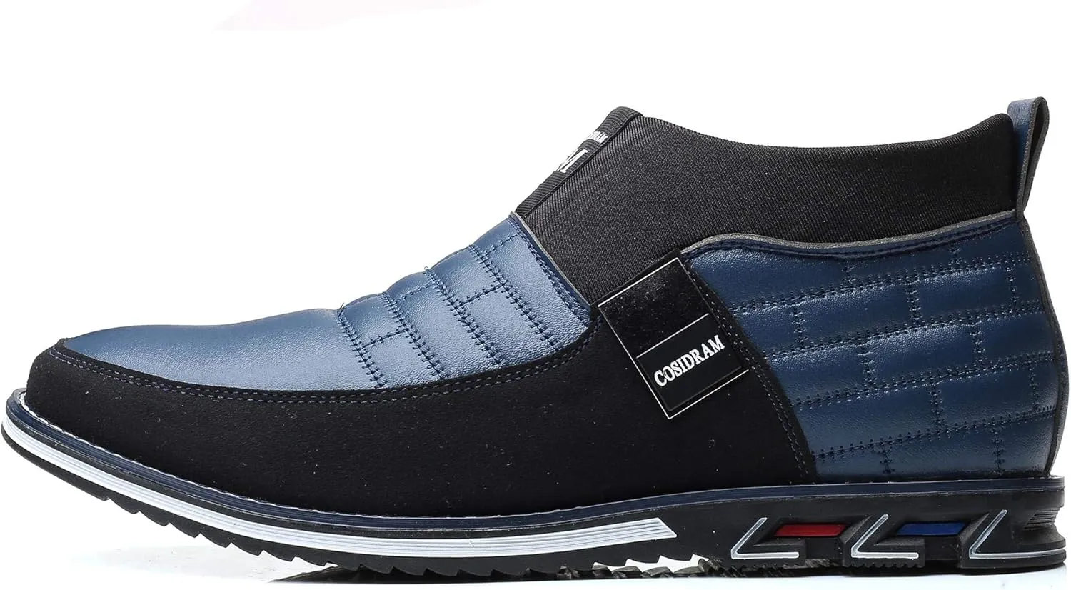 COSIDRAM Men Casual Shoes High-top Loafers Comfort Walking Sneakers Boots for Male