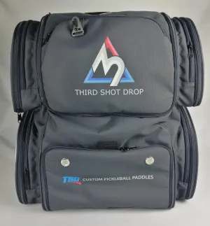 Court Case - The Ultimate Pickleball Tournament Bag | Space for 4 Paddles, 12 Balls & Personal Equipment | Durable and Water Resistant Ripstop Fabric