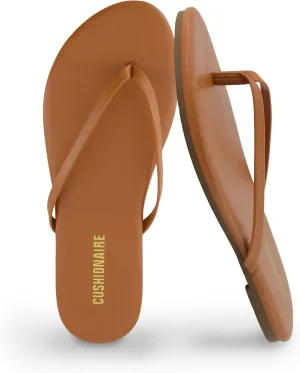 CUSHIONAIRE Cruise Women’s Minimalist Flip Flops – Ultra-Lightweight Summer Sandals with Non-Slip Sole
