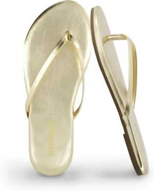 CUSHIONAIRE Cruise Women’s Minimalist Flip Flops – Ultra-Lightweight Summer Sandals with Non-Slip Sole