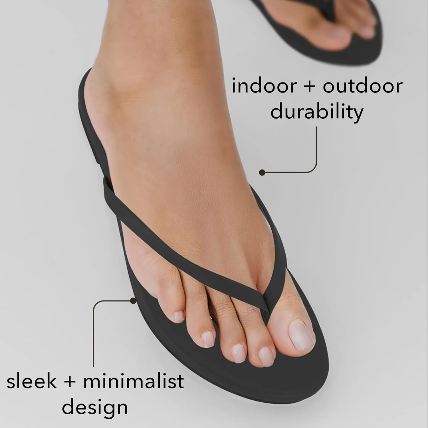 CUSHIONAIRE Cruise Women’s Minimalist Flip Flops – Ultra-Lightweight Summer Sandals with Non-Slip Sole